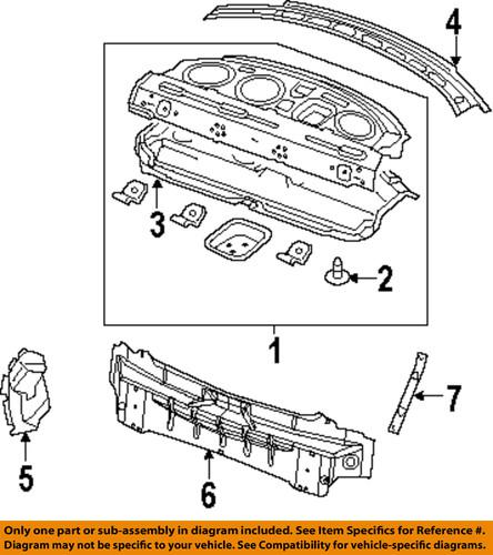 Dodge oem 5112799ah rear body-rear body panel