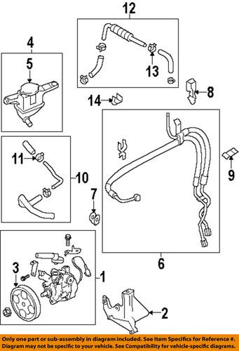 Subaru oem 34430ag051 power steering pump/steering pump