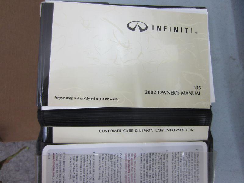 2002 infiniti i35 owners manual