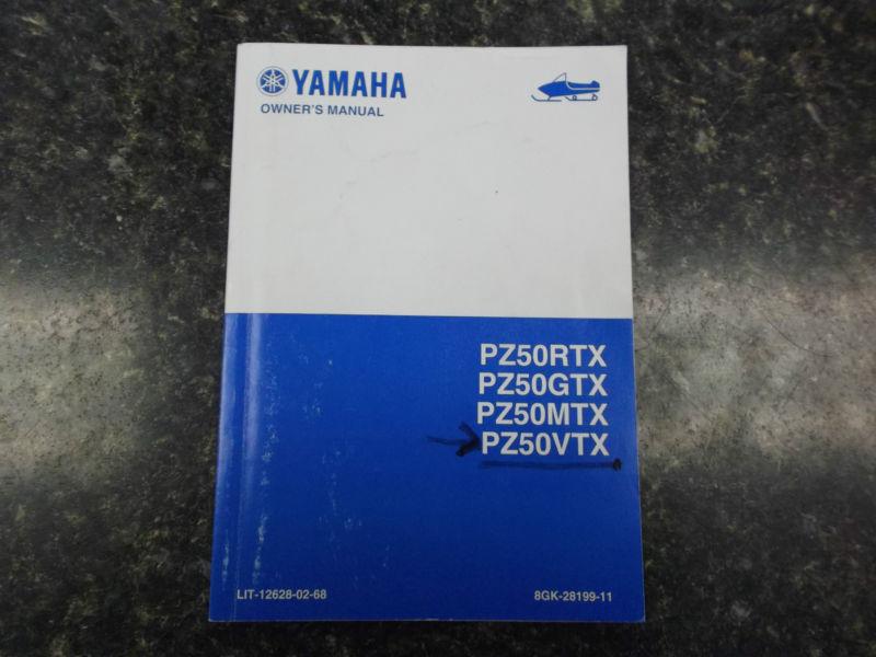Yamaha pz80rtx pz50gtx pz50mtx pz50vtx  owner manual