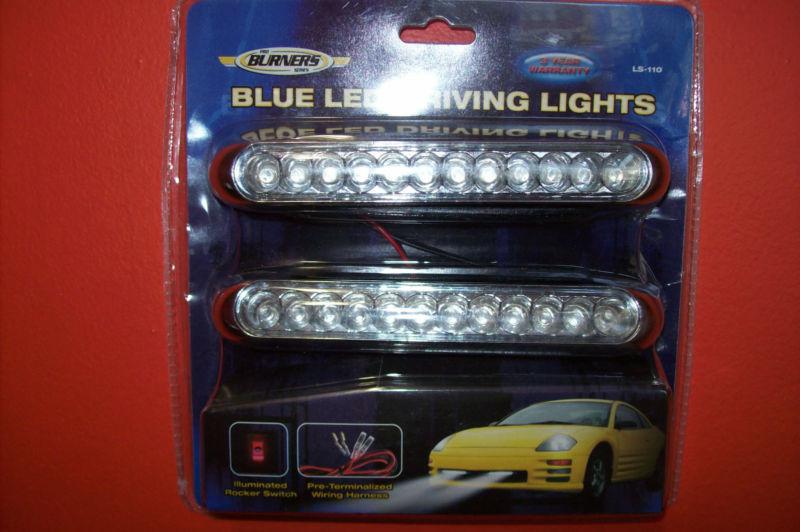 Buy Optronics 12 LED Thinline Vehicle Light Kit- Blue pair 12 Diode LED ...