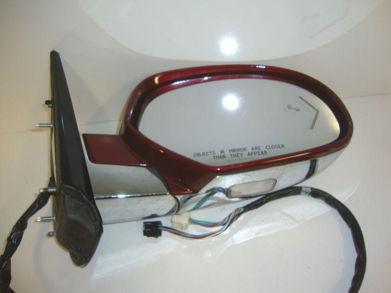 09-13 cadillac escalade gm truck suv right side signal door mirror red oem