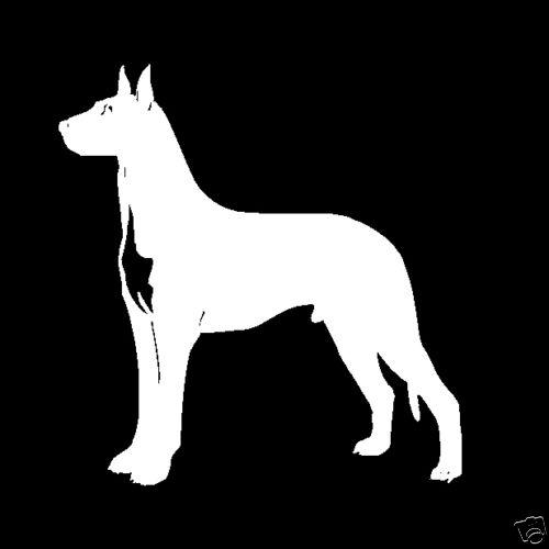 2 pack - great dane dog truck car decal window decals sticker pets animal decals