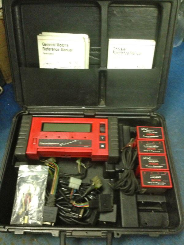 Snap-on mt2500 scanner w/ cartriges,cables, adapters v2.2