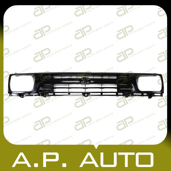 New grille grill assembly replacement 92-95 toyota pickup 2wd black finish