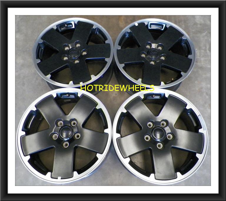 18" jeep wrangler black oem wheels  5kx65trmaa    #882b