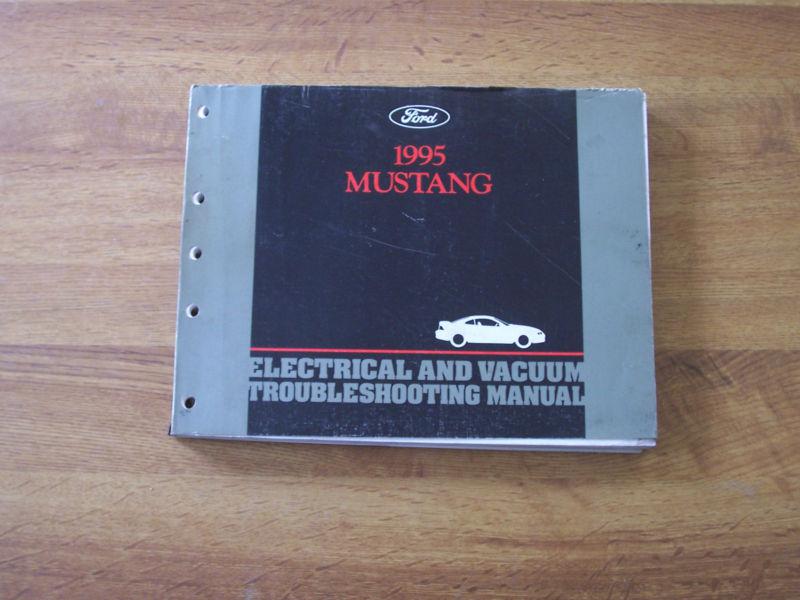 1995 ford mustang factory service shop wiring and vacuum troubleshooting 