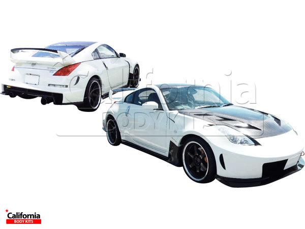 Cbk frp amus superleg wide body kit 10pc nissan 350z z33 03-08 usa based