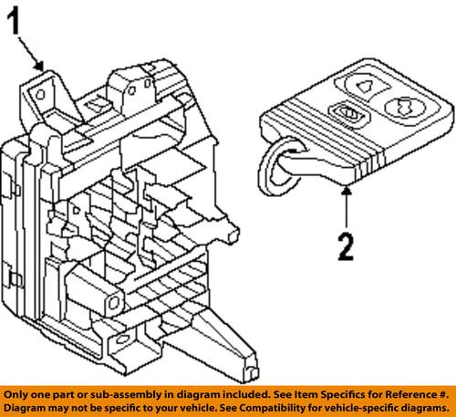 Ford oem 8l3z15k601b alarm system-transceiver