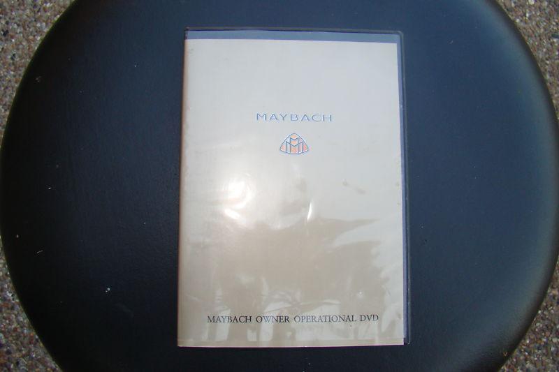 Mercedes oem factory genuine mayback owner operational dvd manual