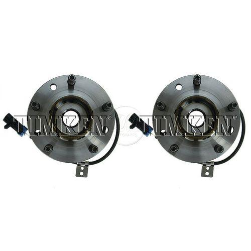 Chevy gmc pickup truck 4x4 4wd front wheel hub & bearing pair set 513124 timken