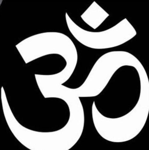 Om ohm yoga meditation white sticker window decal vinyl car truck wall yogi