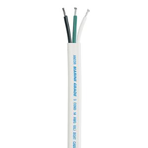 Brand new - ancor white triplex cable - 14/3 - 100' - 131510