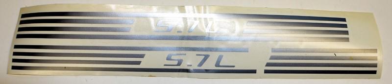 1997 2004 c5 corvette ls1 5.7 fuel rail cover vinyl decal silver