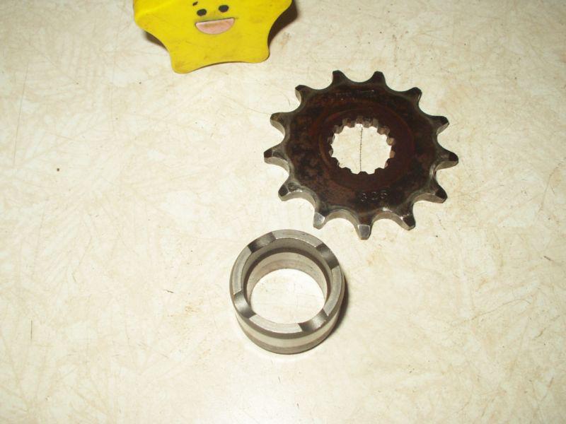 Front sprocket and hardware sunstar 13t 2004 04 yamaha raptor 660 r  y53 #2