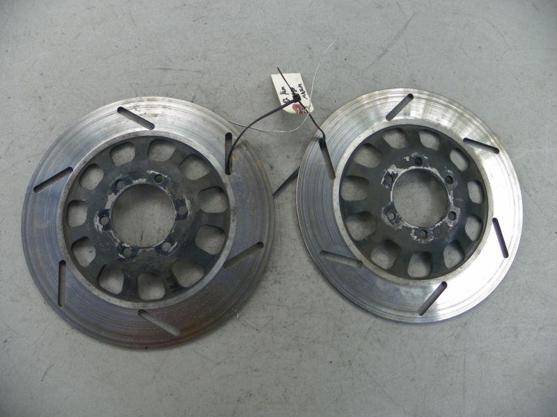 82 yamaha maxim xj 750 pair of good front brake rotors ~fast free ship~