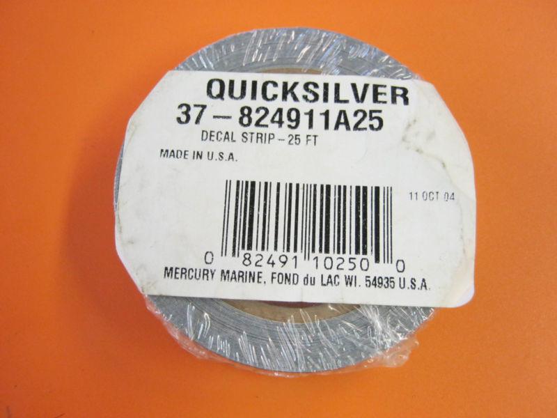 Quicksilver 37-824911a25 decal-strip-25 ft qpd=no