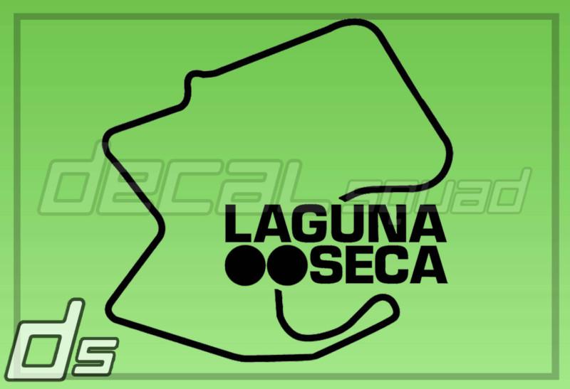 Laguna seca 5" vinyl decal sticker window mazda raceway track autocross