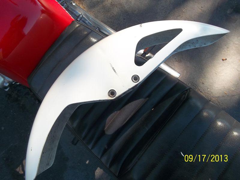 1982 83 suzuki gs1100 e es front fender white touring dragbike part