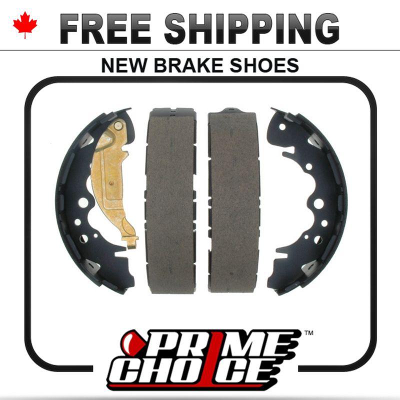 Prime choice new premium brake shoe set 4 shoes rear pair