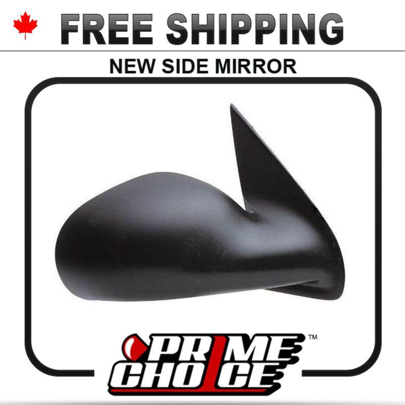 New manual black passenger side view mirror right door for 2000-2005 neon car