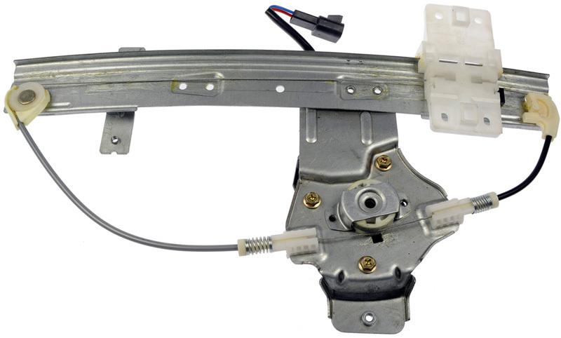 One new rear left power window regulator with motor dorman 748-514