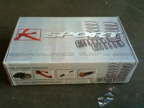 Chrysler ksport lowering springs 300 05-up f/1.6" r/1.5"