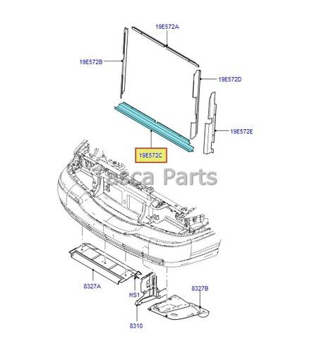 Brand new oem a/c condenser core lower seal 2003-2005 lincoln town car