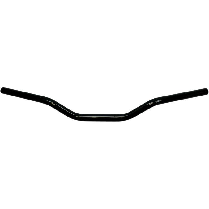 Todd's cycle 0601-2090 moto low handlebars gloss black  1" bars