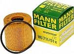 Mann-filter hu711/51x oil filter