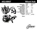 Centric parts 402.65007e front hub assembly