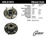 Centric parts 405.61003 rear hub assembly