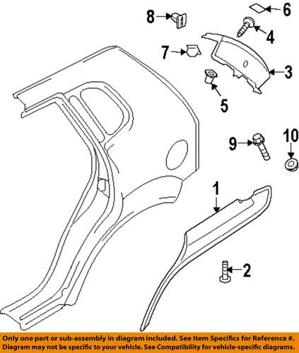 Kia oem 1125306207b fender-fender liner bolt