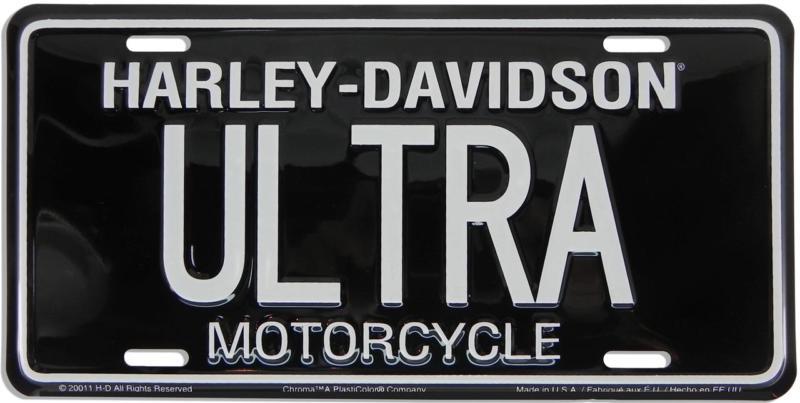 Harley davidson license plate - ultra