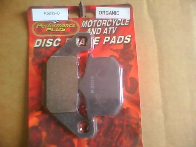 New performance plus brake pads kawasaki part # k5019-o 