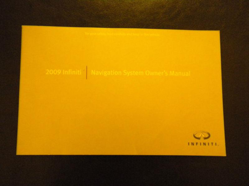 2009 infiniti navigation system owners manual