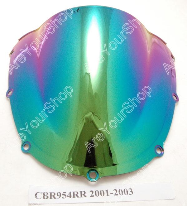 Windshield windscreen double bubble honda cbr 954rr 2001-2003 iridium