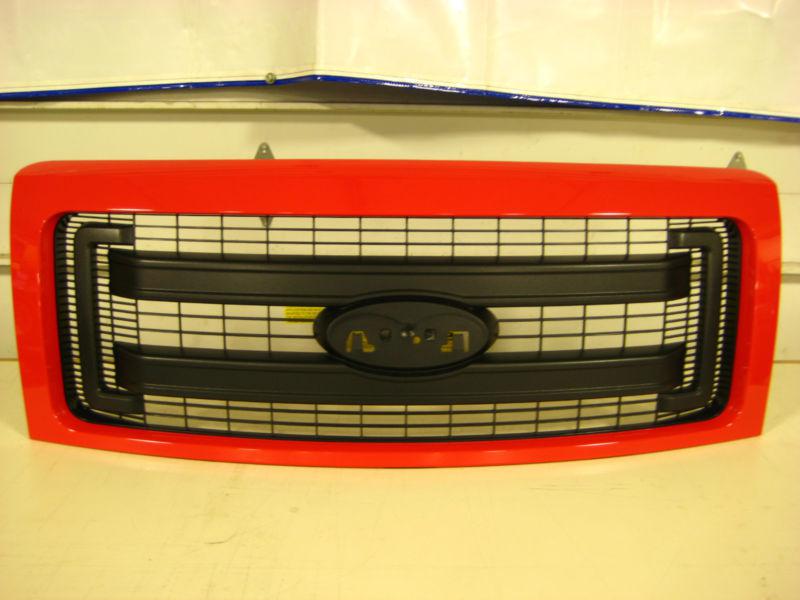 Ford f150 factory fx4 grille grill  2009 2010 2011 2012 2013 race red