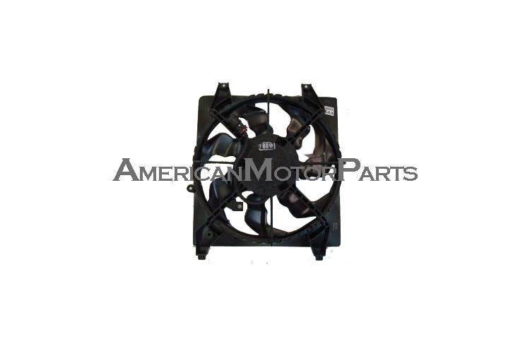 Ac condenser radiator cooling fan assembly 07-09 fit hyundai santa fe 2.7