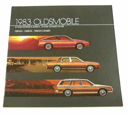 1983 83 oldsmobile brochure firenza omega cruiser