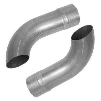 Pypes stainless steel exhaust tips 3" inlet slip-in " outlet natural pvd13