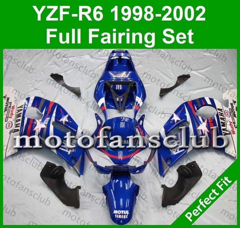 Fit yamaha yzf r6 98 99 00 01 02 yzfr6 1998 1999 2000 2001 2002 fairing #11 c