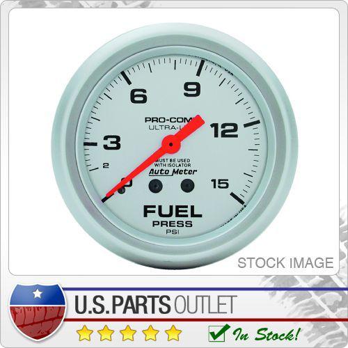 Auto meter 4413 ultra-lite mechanical fuel pressure gauge 2 5/8 in.