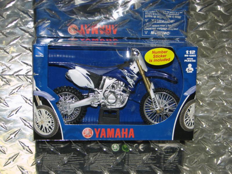 New ray 1:12 motorcycle 2010 yamaha yz 450 f blue