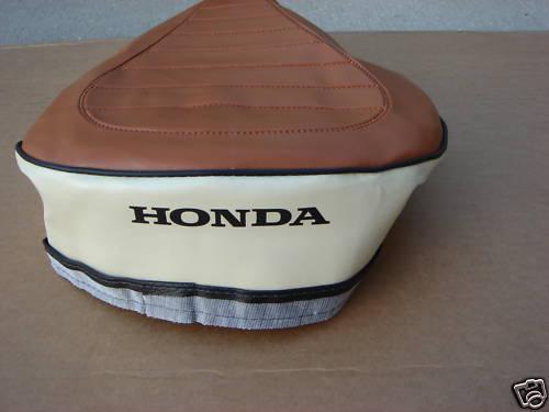 Honda express 50 nc50 1977 -1981 seat cover white&brown