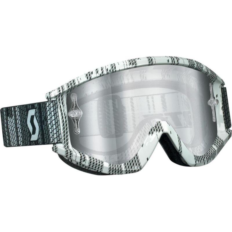 Scott usa recoil xi pro goggles matrix black and white/silver chrome lens