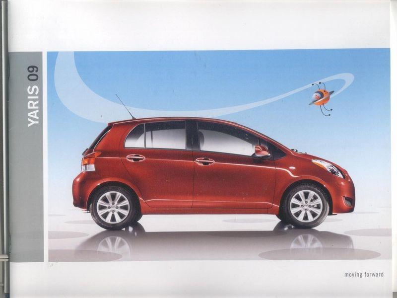 2009 toyota yaris nos new car sales brochure