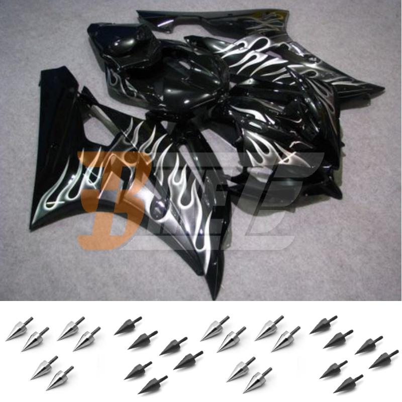 Bolt kit & injection fairing kit bodywork for yamaha yzf 600 r6 2006 2007 pab