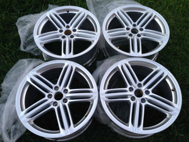 19'' 2012 13 audi s-line s4 oem factory speedline triple spoke wheels rims a4 18