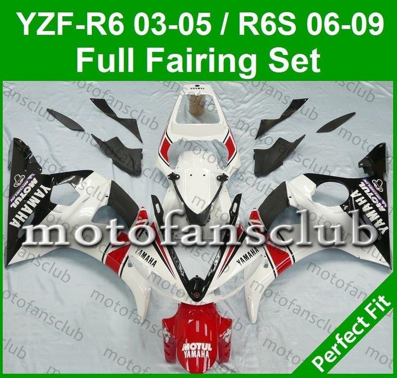 Fit yamaha yzf r6s 06 07 08 09 yzfr6s 2006 2007 2008 2009 fairing plastics #23 c